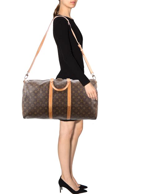 louis vuitton keepall bandouliere 55 size|louis vuitton keepall bandouliere monogram.